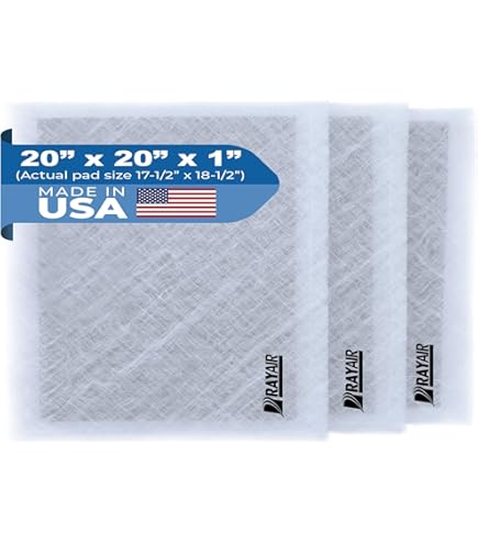 Amazon.com: RAYAIR SUPPLY 20x25 Replacement Filter Pads Compatible